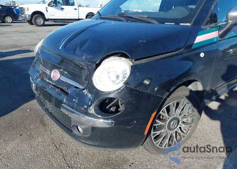 2012 Fiat 500 Lounge из США, поврежденный, VIN 3C3CFFCR5CT287694